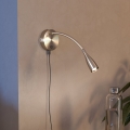 Eglo - LED fleksibilna zidna lampa sa USB LED/3,8W/230V mat hrom