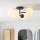 Eglo - LED kupatilska plafonjera 4xG9/4,2W/230V IP44 crna