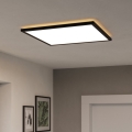 Eglo - LED kupatilsko plafonsko svetlo LED/17W/230V 2700/4000/6500K 50x50 cm IP44 crno