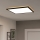 Eglo - LED kupatilsko plafonsko svetlo LED/17W/230V 2700/4000/6500K 50x50 cm IP44 crno