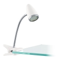 Eglo - LED lampa sa klipom 1xGU10/2,8W/230V bela/sjajni hrom
