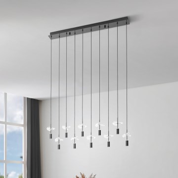 Eglo - LED luster na sajli 10xLED/2,6W/230V 2200/3000/4000K sjajni hrom