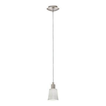 Eglo - LED luster na sajli MY CHOICE 1xE14/4W/230V matni hrom/krem