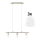 Eglo - LED luster na sajli MY CHOICE 3xE14/4W/230V mat hrom/bela