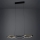 Eglo - LED luster na sajli, prigušiva, 2xLED/12,5W/230V + LED/15,5W 3000K, crne boje