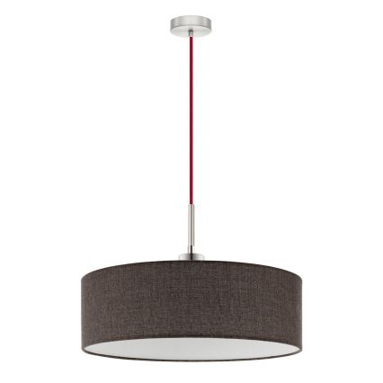 Eglo - LED luster na sajli TUNJA 1xE27/60W/230V braon