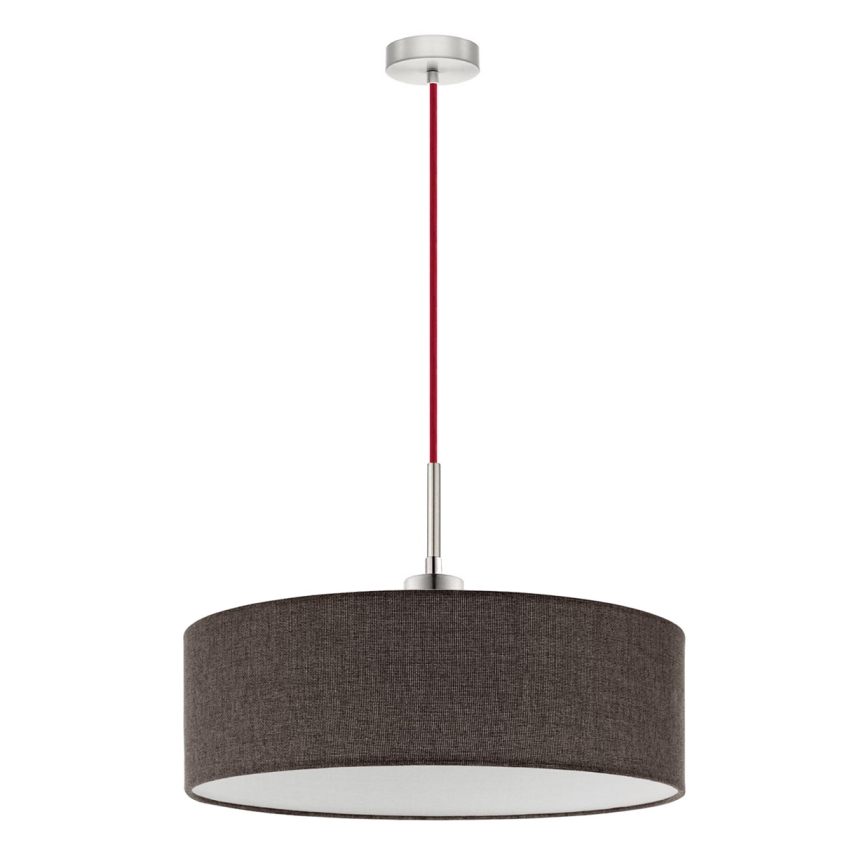 Eglo - LED luster na sajli TUNJA 1xE27/60W/230V braon