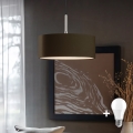 Eglo - LED luster na sajli TUNJA 1xE27/60W/230V braon