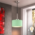 Eglo - LED luster na sajli TUNJA 1xE27/60W/230V prečnika 20 cm zelena/crna
