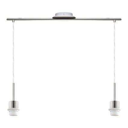Eglo - LED luster na sajli TUNJA 2xE27/60W/230V krem
