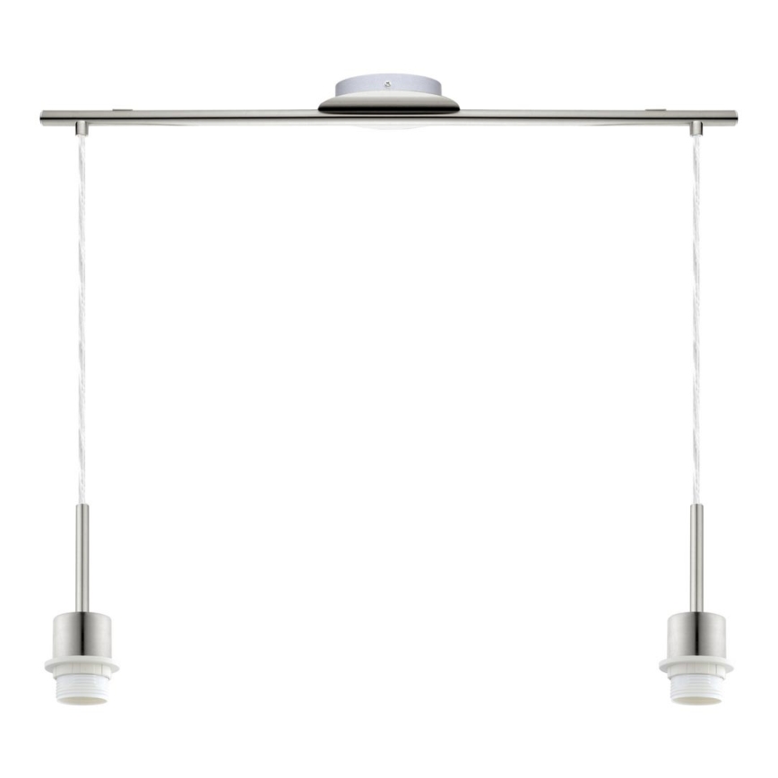 Eglo - LED luster na sajli TUNJA 2xE27/60W/230V taupe