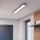 Eglo - LED nadgradni panel 28W/230V 2700/4000/6500K 120x15 cm crna