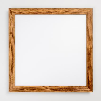 Eglo - LED plafonski panel SALOBRENA WOOD LED/31W/230V 64x64 cm braon