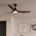 Eglo - LED plafonski ventilator LED/19W/230V 3000/4000/5000K prečnik 132 cm braon + daljinski upravljač