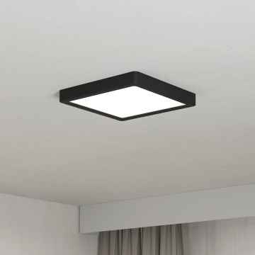 Eglo - LED plafonsko svetlo LED/10,5W/230V 2700/4000/6500K 22x22cm crna