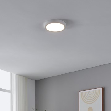 Eglo - LED plafonsko svetlo sa senzorom pokreta FUEVA LED/17W/230V 3000K ø  21cm prečnik 21 cm