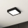 Eglo - LED plafonsko svetlo za kupatilo LED/11W/230V IP44 crno 16x16 cm