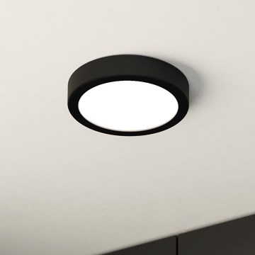 Eglo - LED plafonsko svetlo za kupatilo LED/11W/230V IP44, crno, prečnik 16 cm