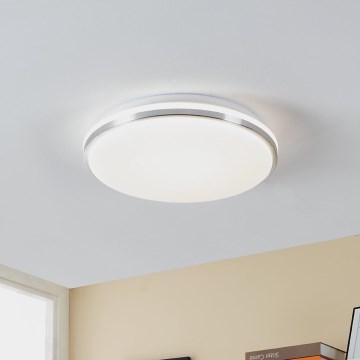 Eglo - LED plafonsko svetlo za kupatilo LED/15,6W/230V IP44 sjajni hrom