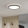 Eglo - LED plafonsko svetlo za kupatilo LED/16,4W/230V prečnik 30 cm IP54, crno