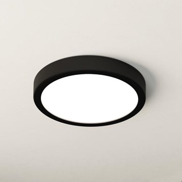 Eglo - LED plafonsko svetlo za kupatilo LED/17W/230V crno IP44 prečnik 21 cm