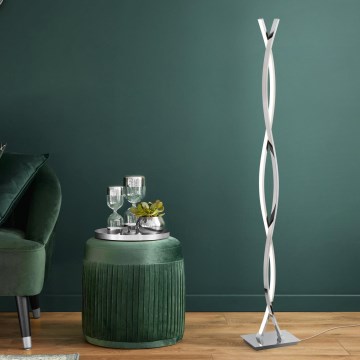 Eglo - LED podna lampa LED/36W/230V sjajni hrom