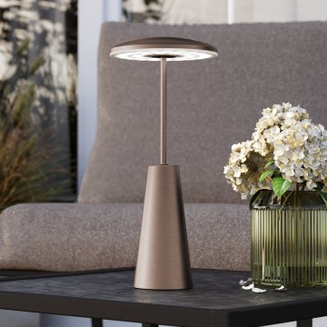 Eglo - LED prigušiva dodirna spoljašnja lampa LED/2,8W/5V 2400K/3000K/4000K 5200 mAh IP54 bež