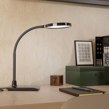 Eglo - LED prigušiva fleksibilna stona lampa LED/5,5W/230V 2700/4000/6500K crna