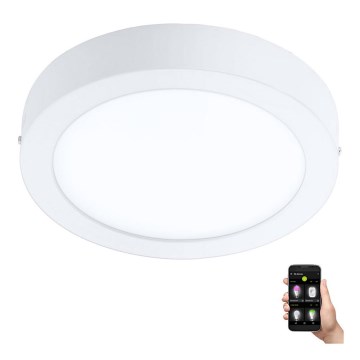 Eglo - LED prigušiva kupatilska plafonska lampa LED/16,5W/230V 2700-6500K IP44 ZigBee prečnik 21 cm