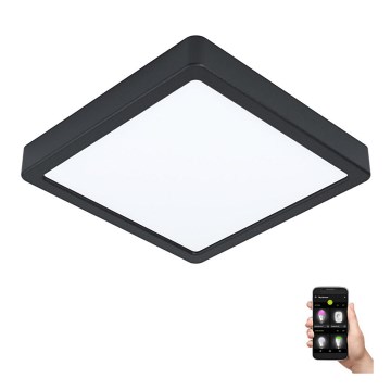 Eglo - LED prigušiva kupatilska plafonska svetiljka LED/16,5W/230V IP44 ZigBee 21x21 cm
