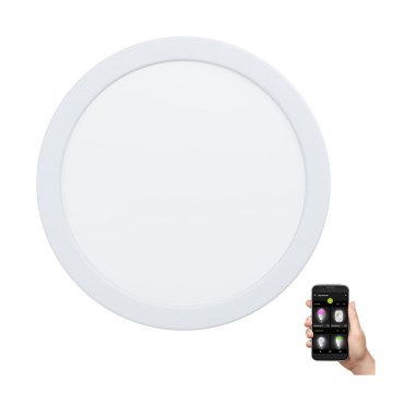 Eglo - LED prigušiva kupatilska ugradna svetiljka LED/16,5W/230V IP44 ZigBee prečnik 21,6 cm