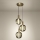 Eglo - LED prigušiva luster LED/5W/230V + 2xLED/6,5W + 3xLED/1,6W zlatni