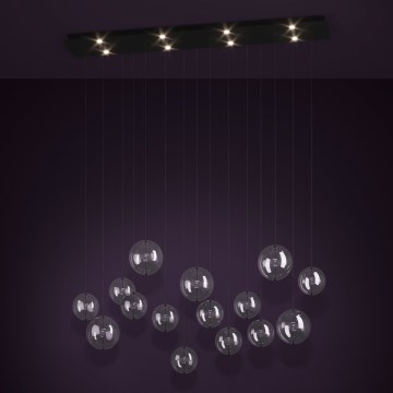 Eglo - LED prigušiva luster na sajli 8xLED/4,2W/230V 3000K proziran