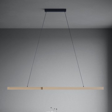 Eglo - LED prigušiva luster na sajli LED/21W/230V 3000K braon