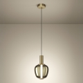 Eglo - LED prigušiva luster na sajli, LED/5,5W/230V + LED/1,6W 2200-6500K, prečnik 21 cm, zlatna