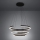 Eglo - LED prigušiva luster na sajli LED/50W/230V 2200-6500K crna + daljinski upravljač