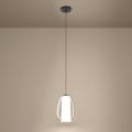 Eglo - LED prigušiva luster na sajli LED/7W/230V + LED/1,6W 2200-6500K crni hrom