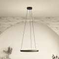 Eglo - LED prigušiva luster na sajli sa senzorom pokreta 2xLED/25W/230V 2200-6500K pr. 80 cm braon