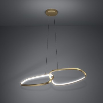 Eglo - LED prigušiva lustr na sajli LED/37,5W/230V 3000K zlatna