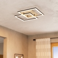 Eglo - LED prigušiva plafonska lampa 4xLED/32W/230V 2700-6500K braon/crna