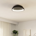 Eglo - LED prigušiva plafonska lampa LED/12W/230V 2700-6500K crna + daljinski upravljač