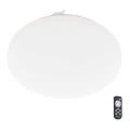 Eglo - LED prigušiva plafonska svetiljka LED/12W/230V + daljinski upravljač
