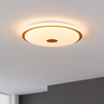 Eglo - LED prigušiva plafonska svetiljka LED/35W/230V + daljinski upravljač