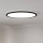 Eglo - LED prigušiva plafonska svetiljka za kupatilo LED/16,8W/230V 2700-6500K prečnik 50 cm IP44 crna + daljinski upravljač