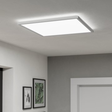 Eglo - LED prigušiva plafonska svetiljka za kupatilo LED/17W/230V 2700-6500K 50x50 cm IP44 bela + daljinski upravljač