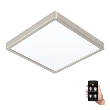Eglo - LED prigušiva plafonska svetiljka za kupatilo LED/19,5W/230V 2700-6500K IP44 ZigBee 28,5x28,5 cm