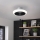 Eglo - LED prigušiva plafonski ventilator 3xLED/8,5W/230V 2700-6500K prečnik 45,5 cm crna + daljinski upravljač
