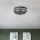Eglo - LED prigušiva plafonski ventilator 4xLED/9W/230V 2700-6500K preč. 50 cm crna + daljinski upravljač