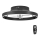 Eglo - LED prigušiva plafonski ventilator LED/35,6W/230V crni + daljinski upravljač