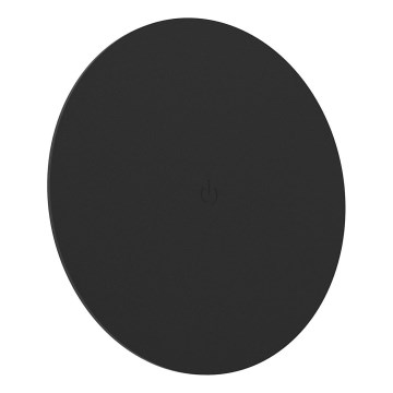 Eglo - LED prigušiva punjiva zidna svetiljka LED/2W/5V 1800 mAh crna + daljinski upravljač